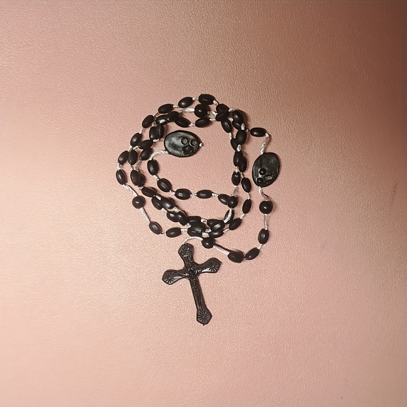 Fluorescent Cross Necklace Set, Glow-in-the-Dark Y-Shaped Design